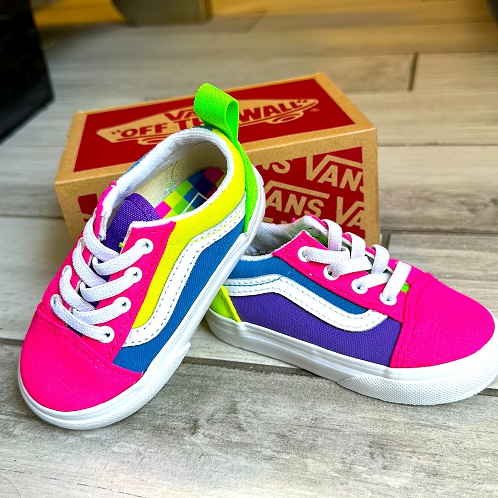 Bright and Colorful Vans Sneakers For Babies